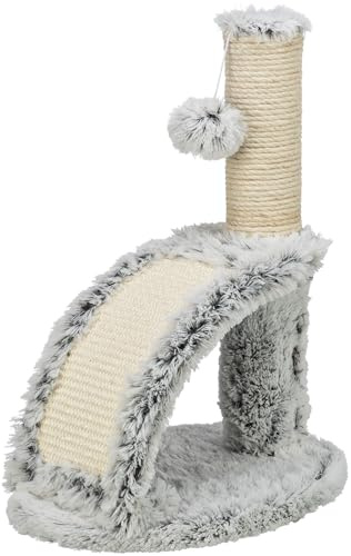 Junior Kratzstamm Winnie mit Bürste, 43 cm, weiß-schwarz