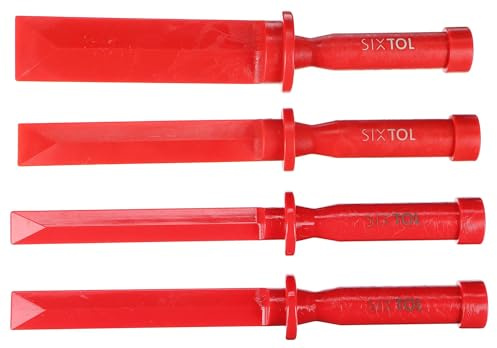 SIXTOL Mechanic Weight Removal 4 | Set di raschietti in plastica per la rimozione di Pesi Adesivi | 4 Pezzi
