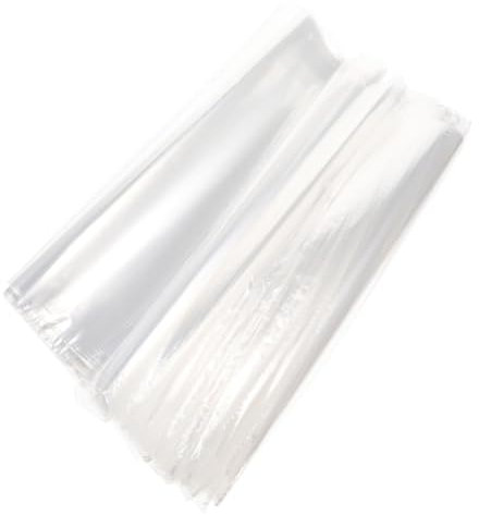 GLEAVI 200stücke Pof Schrumpffolie Beutel Transparent Langlebig Reißfest Schrumpfverpackungstüten Für Sichere Aufbewahrung Mit Platzsparendem Design