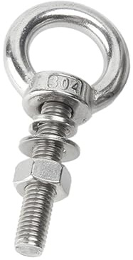 WANG TII DOO Boulons À Œil en Acier Inoxydable 304, Anneau De Levage À Épaulement M16, Vis Robustes pour Intérieur Et Extérieur,M16×80mm