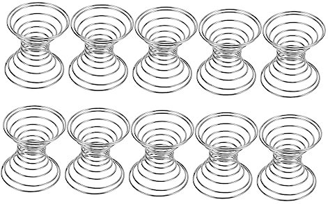 Cabilock Stainless Steel Spring Shaker Balls Protein Powder Mixing Balls Kitchen Utensils for Protein Shakes 10pcs Set