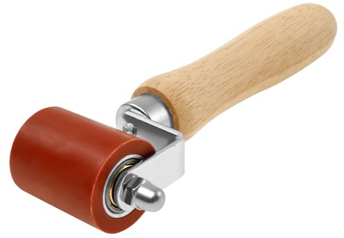 Andrückrolle Andrückwalze 162 x 40 x 32 mm Abnehmbare Silicone Seam Roller Gelagerte Andruckrolle Hochtemperaturbeständige zum Schweißen von PVC/TPO/EPDM-Dachbahnen Vinyl-Pflasterbahnen Planenbanner