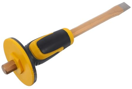 BESTYASH Scalpello Per Lavorazione Del Legno, Utensile Manuale Con Punta Piatta Per Intaglio e Muratura, Adatto a Pietre Dure, Mattoni e Cemento, Resistente e Facile Da Usare