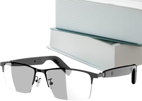 Men Glasses - Music Glasses, Touch Control, Sleek Outdoor Sound Eyewear, Innovative Audio Technology, Smart Gadget, Wearable Tech for College, Professionals, Travelers