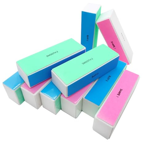 10 Pezzi Di Strumenti Di Lucidatura A Quattro Lati, Set Di Strumenti Di Lucidatura Per Lime Per Unghie, Accessori Per La Cura Delle Unghie Quotidiane, Levigare E Lucidare Le Unghie.