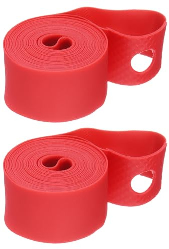 QUARKZMAN 2pcs Bande Jante De Vélo 27.5 x 20mm Protège-Jante en PVC pour Vélo Bande Jante De Roue Protège-Chambre À Air Anti-Rayure Coussin De Protection pour VTT Vélo De Route