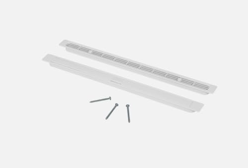 Flush Fitting Trickle Vent 300mm Fits All Timber Windows (White) | Almost invisible when fitted - low-profile vent for a clean window look