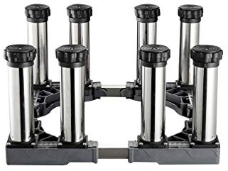 Supporto per lavatrice regolabile, antivibrazione e base per asciugatrice silenziosa per condizionatori d'aria, refrigeratori per vino, misura universale, lunghezza 40-65 cm, altezza 24-27 cm