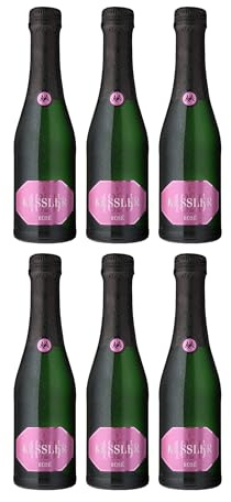 Kessler Sekt Rosé Schaumwein trocken Deutschland inkl. FeinWert E-Book (6 x 0.2 l)