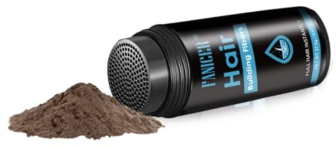 27.5G Polvos Pelo Hombre, Polvos Pelo con Efecto Mate, Polvo Voluminizador para el Pelo, No Graso, Duradera, Perfecto para uso diario (Marrón claro)
