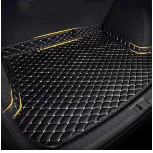 HYLLYP Tappetino Protettivo per Bagagliaio Auto per Jaecoo J5 5 E5 EV 2025, Tappetino in Gomma Anti-Scivolo e Impermeabile - Resistente alle Macchie,Black