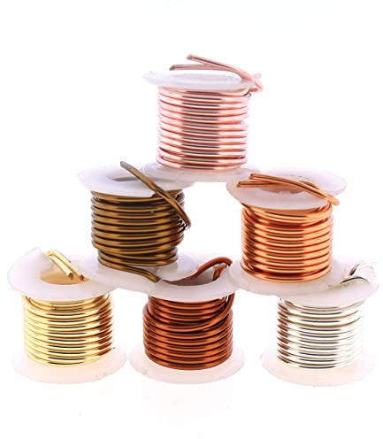 The Beadsmith Wire Elements Kupferdraht für Schmuckherstellung, lackiert, anlaufgeschützt, 0,91 m pro Spule