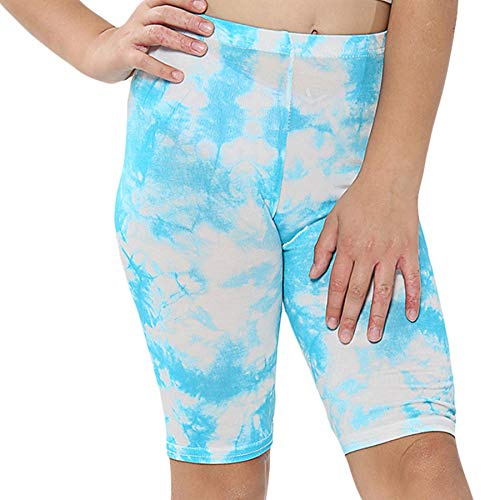 A2Z 4 Kids Girls - Tie Dye 250 Cycling Shorts Blue 11-12