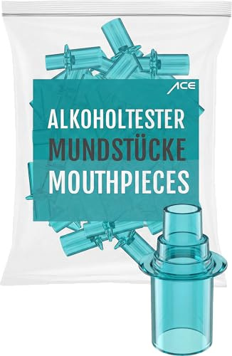 ACE Original-Mundstücke für Alkoholtester AF-33, One, Neo UVM. - mit 500 Promilletester-Mundstücken - 500er Mundstück-Packung