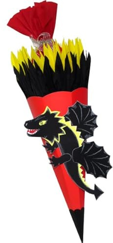 Prell Schultüte Bastelset Schwarzer Drache