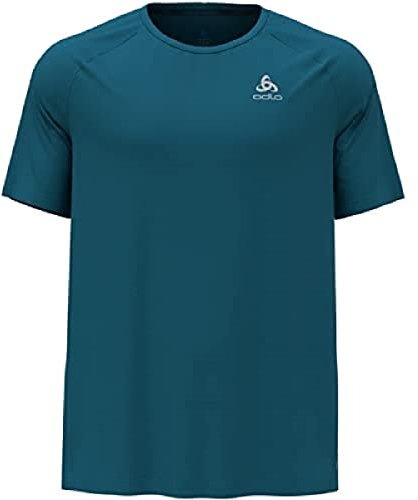 Odlo Herren Kurzarm Laufshirt Essentials CHILL-TEC, Saxony Blue, S