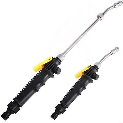 2-in-1 Hochdruckreiniger Garten Handbrause Wasser-Hochdruck-Wassersprühgerät Jet für Gartenschlauch, Autowaschwasserpistole füR Auto Hausgarten WasserwäSche
