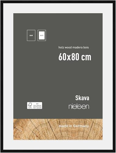 nielsen Holz Bilderrahmen Skava, 60 x 80 cm, Schwarz
