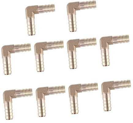 Homoyoyo 10 Stück 90 Fahrradfahne Pex-Rohrverschraubung pneumatische Komponenten wasserleitung anschluss klein Rohrverbinder Wasserrohr Passend zu kupfer verbindung Rohrverbindungsstücke