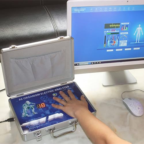 Analizador De Resonancia MagnéTica (45 Informes), Quantum Home Health Body Tester, Full Body 3D Scanning/Multi-Idioma para El AnáLisis De La Salud De Los Miembros De La Familia, Viajes