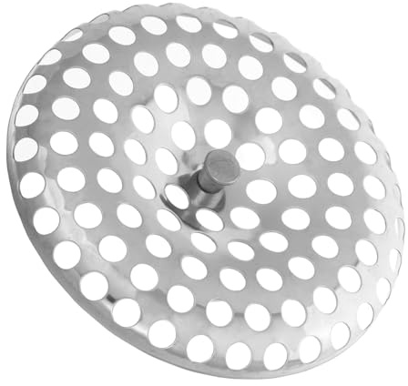 NUOBESTY Stainless Steel Floor Drain Strainer Shower and Kitchen Sink Filter for Rv Toilet Bathroom Corrosion-resistant Clogging Prevention Mesh Easy Install Water Drain Filter