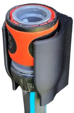 Supporto da parete per tubo da giardino, supporto antiscivolo per ugelli a spruzzo, giardino, cortile, prato, piscina, organizzatore per tubo da giardino, accessorio per la conservazione 'ugello