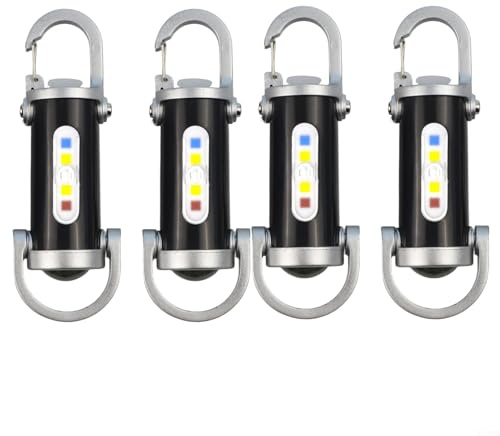 1200 lm super lumineuse pour mini porte-clés, lampe de poche rechargeable USB de type C, lampe de poche avec 3 modes d'éclairage, haute luminosité, faible luminosité, clignotante, lampe torche de