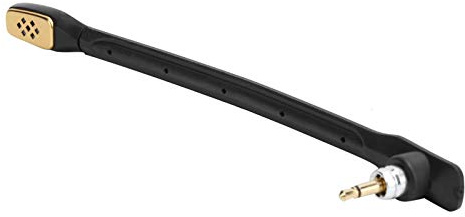 Phefop Audiovisuell Utrustning och Tillbehör Ersättning för Gaming Headset, Boom Mic med Svampskydd Flexibel Metall Svanhals Bullerreducerande Gaming Mic Plug and Play