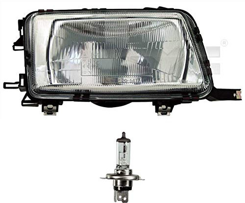 EISENFELS Bundle Set 70774654 Scheinwerfer rechts + Leuchtmittel H4 Classic kompatibel mit 80 8C B4