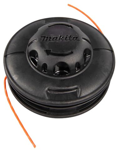 Makita 191D93-3 2-Fadenkopf Tap&Go M10 x 1,25, Linksgewinde, Ø 130 mm, mit 2,4 mm Four-Leaf Mähfaden, 4 Meter lang, Tippautomatik, passend für Akku-Rasentrimmer und Akku-Freischneider