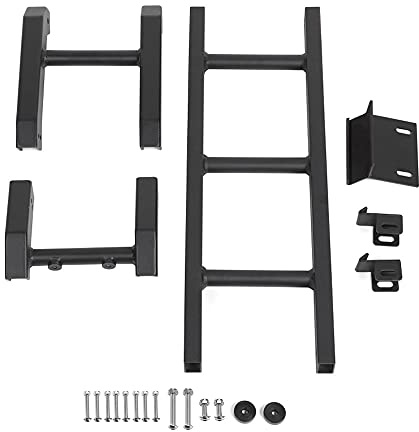 für Suzuki Jimny Aluminium Heckklappenleiter für 2019+ – Schwarze Aluminiumlegierung, 79 cm, Hohe Qualität