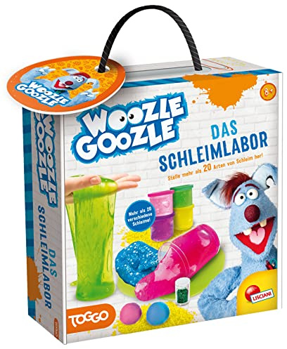 Lisciani - WOOZLE GOOZLE Das Schleimlabor - Wissenschaftliches Experimentierkit für Kinder ab 6 jahren - Lustiges Labor - Stelle 20 verschiedene Schleimarten her - Experimente für Kinder