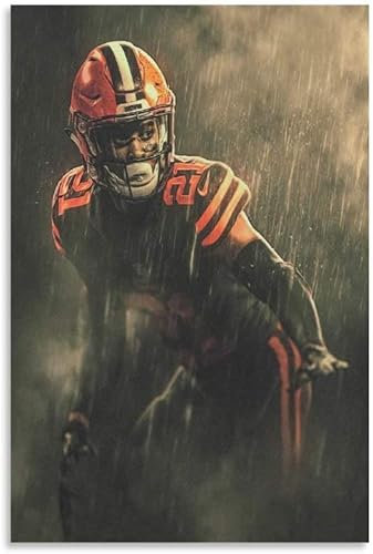 BLIJR Puzzle 500 Teile Erwachsene und Kinder American-Football-Spieler Denzel Ward Star Holz Puzzles Stress Freisetzung Spiel 500 Piece 20.4x15inch(52x38cm) Kein Rahmen