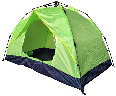 Tipi-Zelt für Erwachsene, 3–4 Personen, Familien-Campingzelt, automatisch aufklappbares Campingzelt, wasserdicht, UV-Schutz, perfekt für Outdoor, Reisen, Camping, Angeln usw