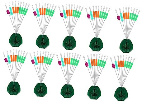 BESPORTBLE Fishing Stopper Beads Silicone Line Stoppers 10pcs Medium Size Anti-tangle Float Stops Practical Accessories for Freshwater and Saltwater Fishing