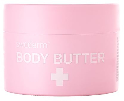 swederm Body smör kroppssmör för torr hud kroppslotion med sheasmör urea fuktgivande kroppsvård kroppskotik med bromelain pain återfuktar peelt 150 ml