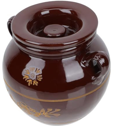 LIFKOME Keramik Ölflasche Versiegelt Schmal Glasbehälter Für Vorratshaltung Zu Hause Traditionelles Gurkenölglas Feuchtigkeitsdicht
