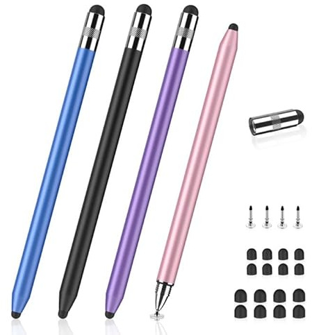 MEKO Stylus Pen for Touchscreen, 3-in-1 Universal iPad Stylus