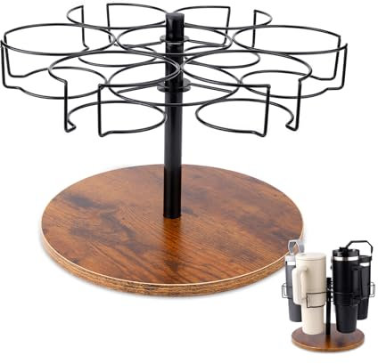 Water Bottle Organizer for Stanley 40 oz Tumbler with Handle, Rotatable Cup Holder Organizer Kitchen Accessories for Cup Organizer Storage