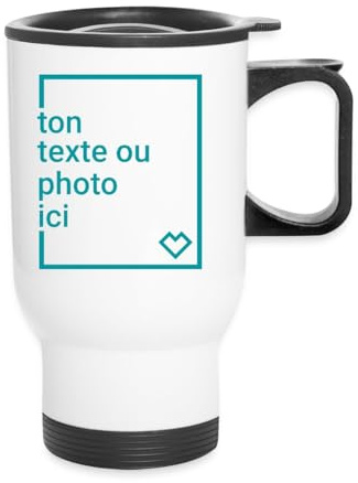 Tasse Isotherme Personnalisé Avec Photo Et Texte Mug isotherme avec poignée