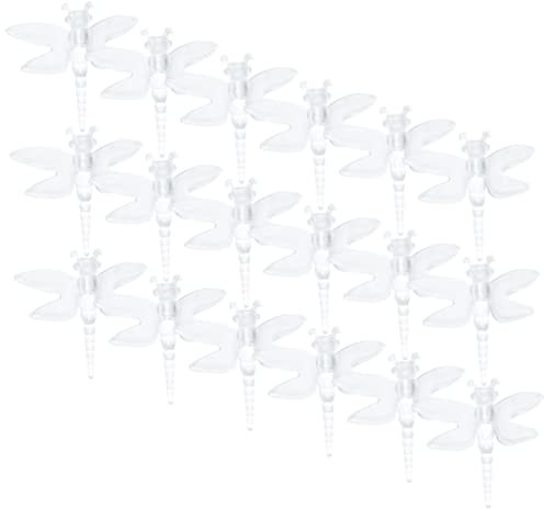 jojofuny 50pcs Led Dragonfly String Light Pendants Solar Decorative Hanging Lamps DIY Outdoor Garden Festival Lighting Accessories