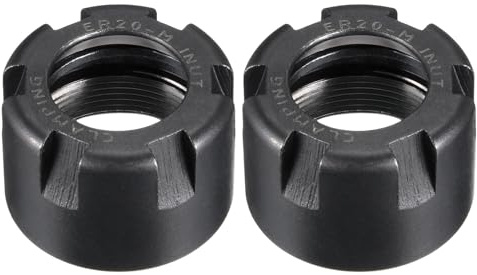 QUARKZMAN 2 Pezzi Dadi Di Serraggio ER20M(M24 Per Mandrino | CNC Fresatrice Tornio