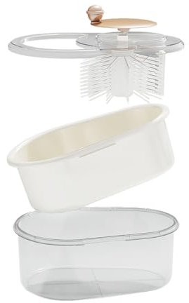 Veggie Spinner | Frutta Rondella Spinner Bowl – Rotante Compatto Ciotola Colino per Cucina Preparazione Alimentare Conservazione Risciacquare Frigorifero Lattuga