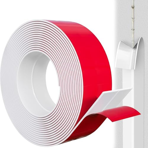 Rusoz Protection Angle Mur Souple Autoadhésive 2cm x 6m, Protection Bord de Table Flexible, Etanche, Décorative, Bande de Finition en PVC pour Cuisine, Salle de Bain(Blanc)