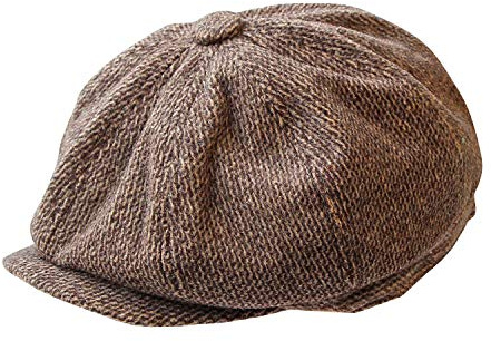 W WIDMANN MILANO Party Fashion - 20er Jahre Schiebermütze | Baskenmütze, klassische Barret Cap im Vintage-Look, Accessoire für Charleston, Karneval & Mottoparty