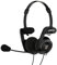 Koss Porta Pro Double-Sided Communication Headset with Microphone Electret Flexible Handsfree Design Foldable Design TRRS Plug Wired 3.5 mm Black
