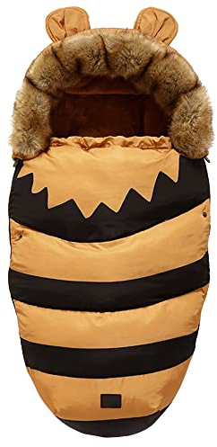 Dsoar Kinderwagen Fußsack Universal Winter Warm Baby Schlafsack Outdoor Wasserdicht und Winddicht, Geeignet für Kinderwagen, Buggy, Babybett