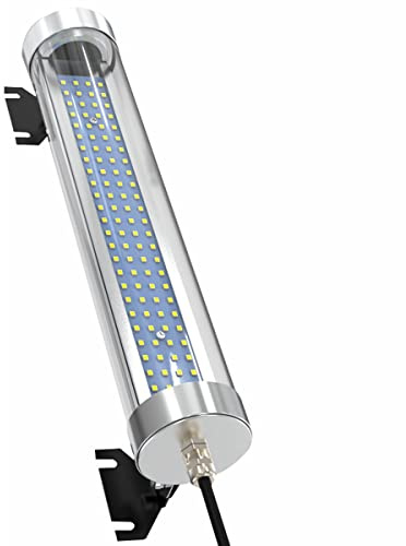 Lampada Da Lavoro A LED Per Macchina CNC 24V / 110-220V IP68 Lampada Da Lavoro Per Macchine Utensili Per Illuminazione Industriale A Prova Di Esplosione Con Staffa Regolabile A 360(Size:30W,Color:24V)