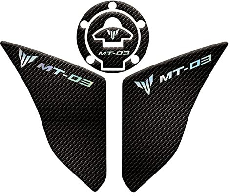 Almohadilla Para Tanque De Motocicleta Almohadilla De Tanque De Combustible De Aceite De Gas De Gel De Motocicleta Para Y&AMAHA Mt-03 Mt03 2015-2016 Cubierta Protectora Pegatina Lateral De Carreras Pe