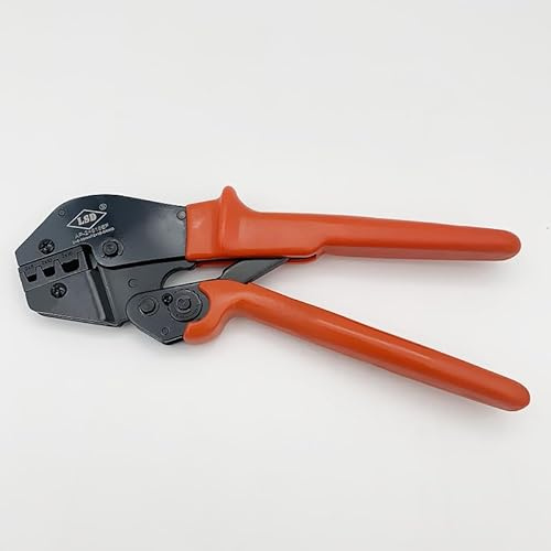 AP-2 x 616EF Doppeldraht Crimpzange für Doppelkabel 2 x 6-16 mm² Ratsche Crimpwerkzeug